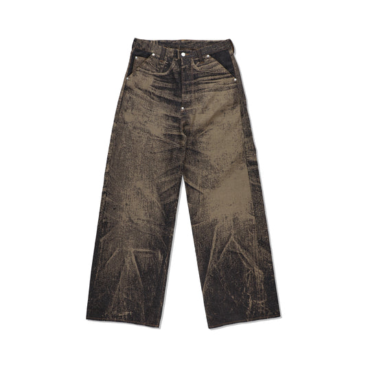 x-ray jacuard denim trouser