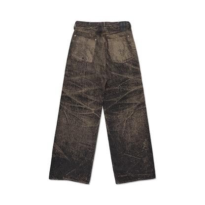 x-ray jacuard denim trouser