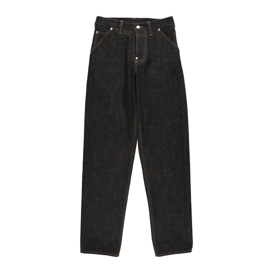 coffee black denim trousers_slim