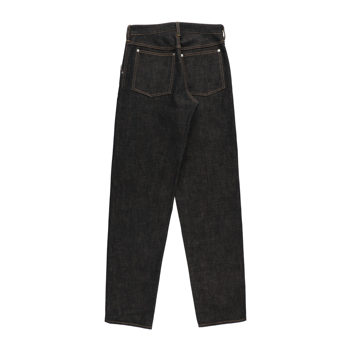 coffee black denim trousers_slim